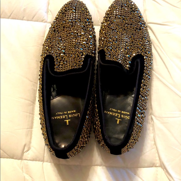 Louis Leeman Original Collection Swarovski Loafers
